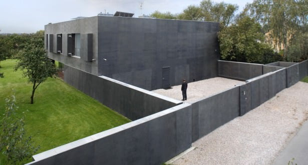 casa cubica din beton