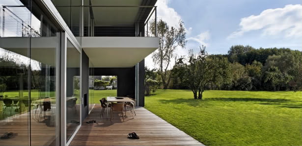 casa cubica din beton