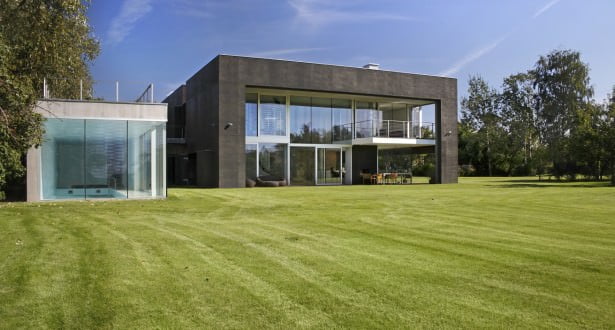 casa cubica din beton