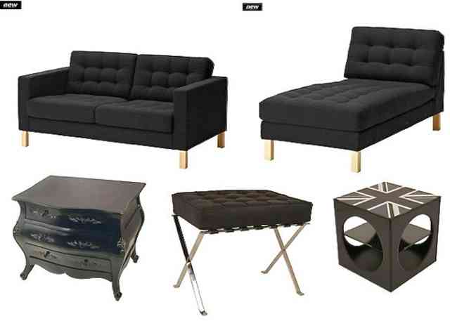 mobila neagra