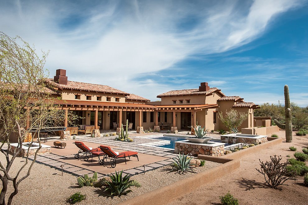 casa design rustic din Arizona