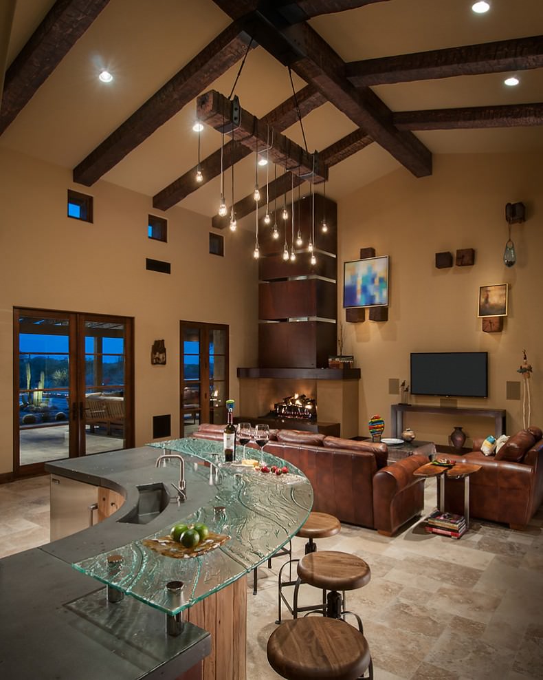 casa design rustic din Arizona
