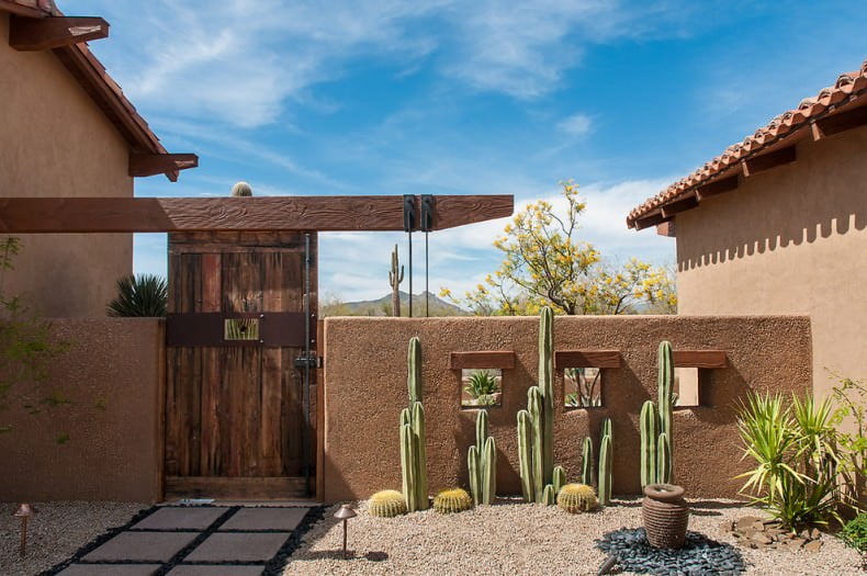 casa design rustic din Arizona