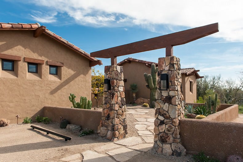 casa design rustic din Arizona