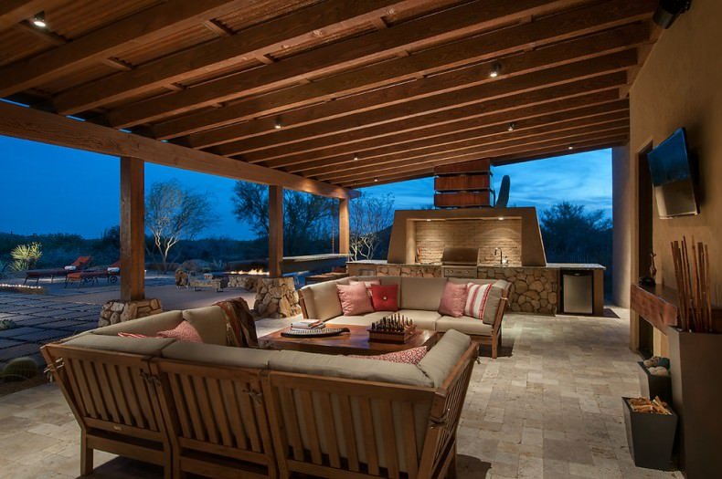 casa design rustic din Arizona