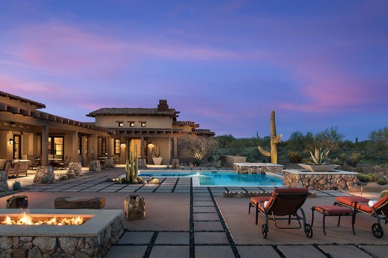 casa design rustic din Arizona