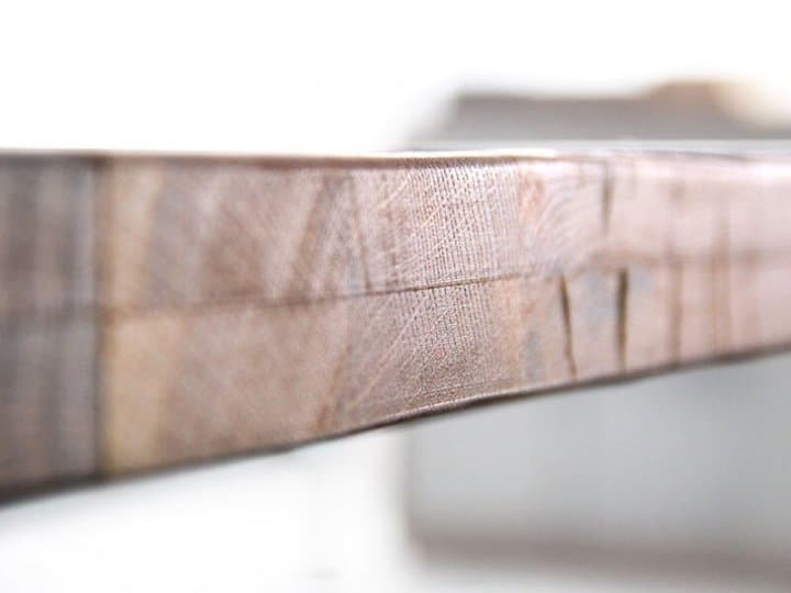 masa Oak Glass
