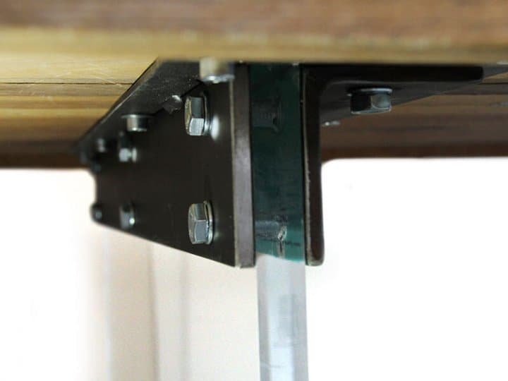 masa Oak Glass
