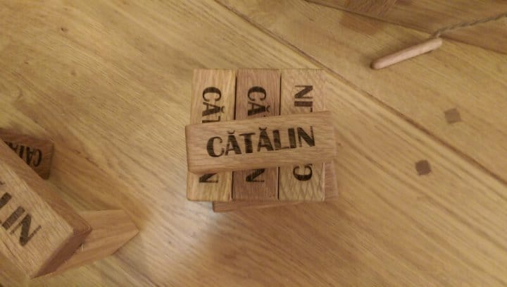 joc Jenga personalizat