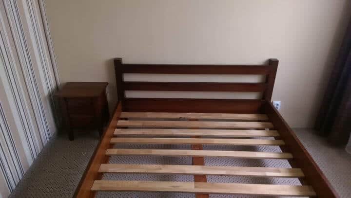 rama de pat din stejar masiv