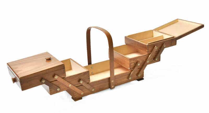 idei pentru mobilier derivat din cutii de accesorii pentru cusut