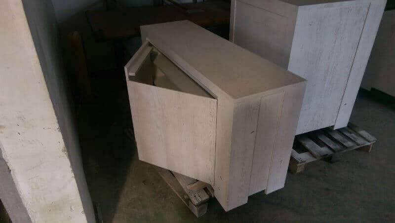 design interior alb - mobila din stejar masiv