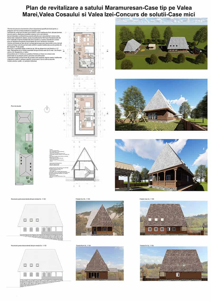 proiect gratuit de casa pe structura de lemn