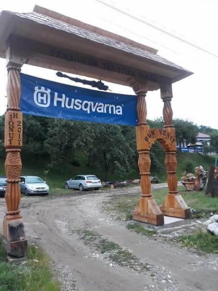 sculptura in lemn cu drujba Cerna 2018
