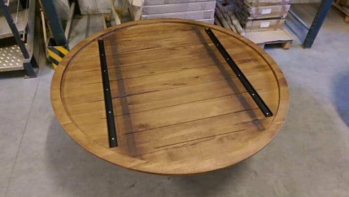 detalii blat rotund pentru masa rotunda eleganta Victoria
