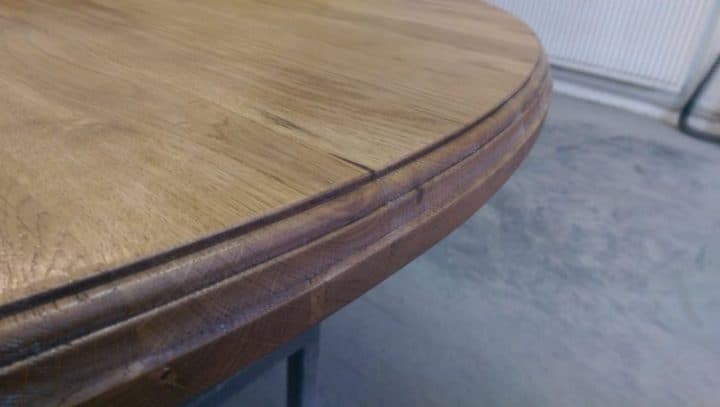 detalii blat rotund pentru masa rotunda eleganta Victoria