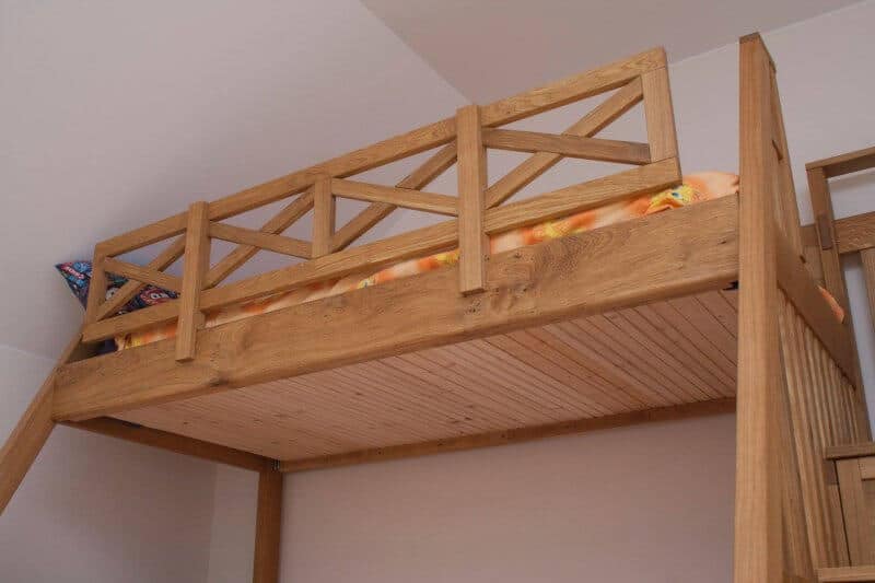 protecție pentru patul de sus