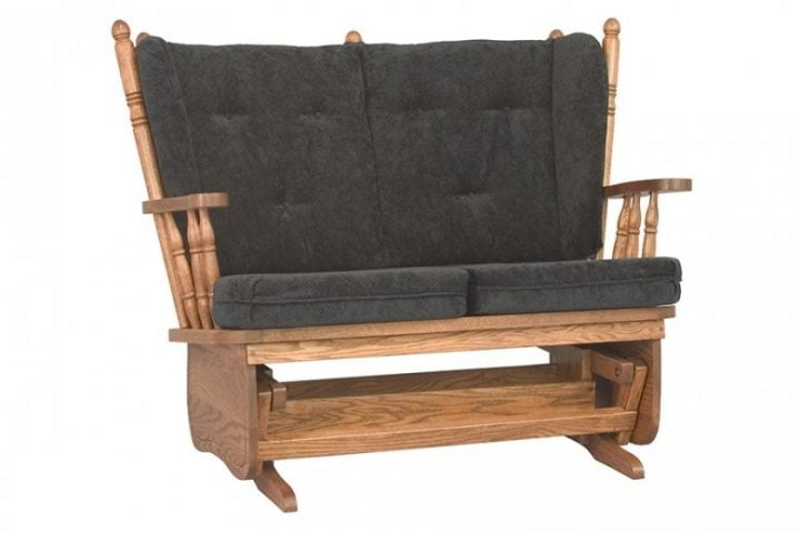 Burress Amish Furniture Loveseat Glider