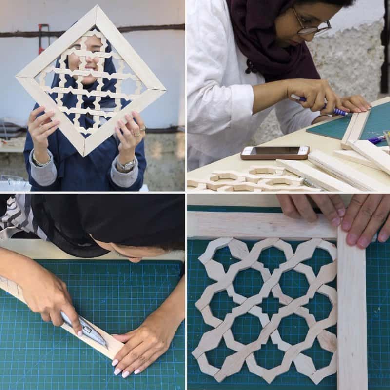 tehnica de prelucrare a lemnului în stil arab mangour