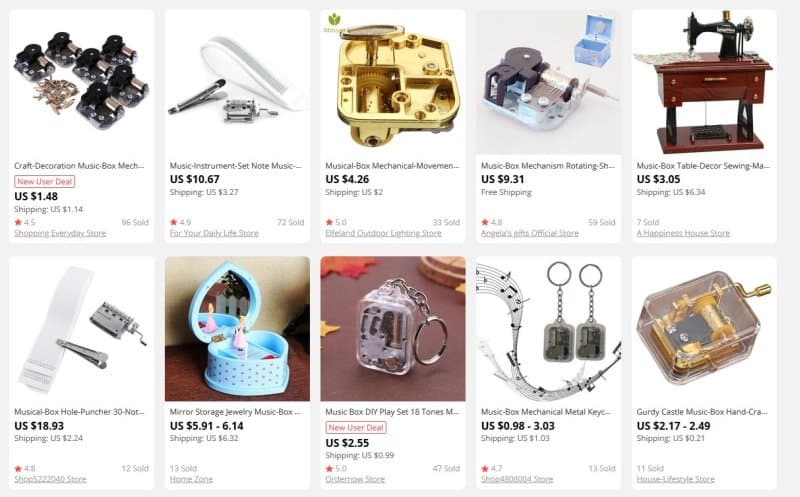 mecanisme aliexpress