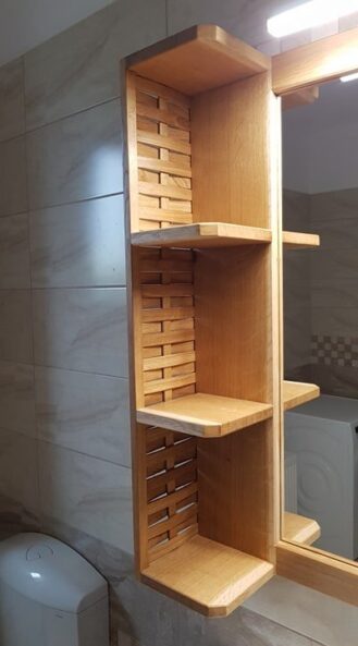 mobilier de baie din stejar Daniel Morlova