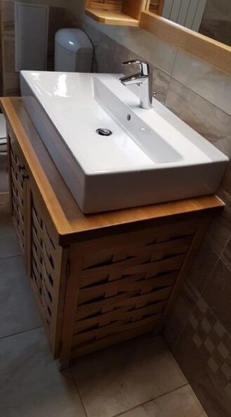mobilier de baie din stejar Daniel Morlova