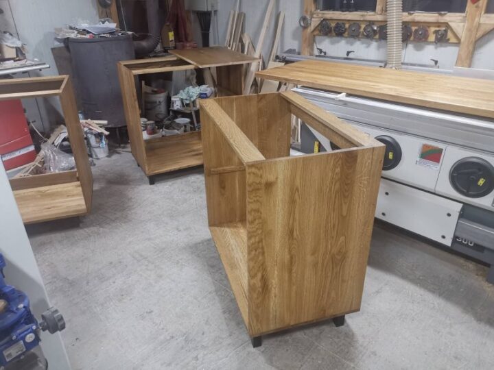 amenajare de brutărie - piesele din atelier