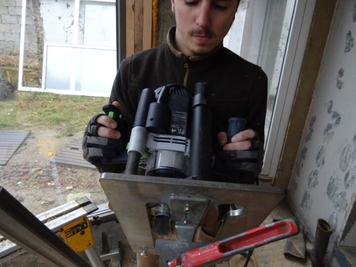 planșeu din lemn realizat de Qual Construction Bois - Belgia