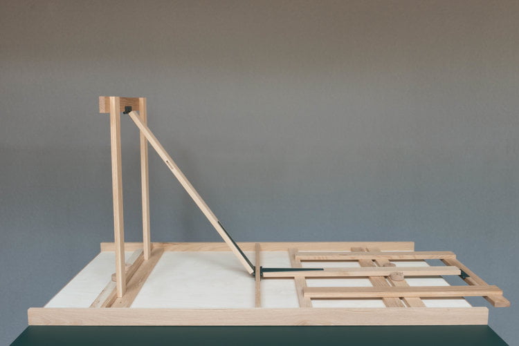 Jones Nevile Folding oak Table