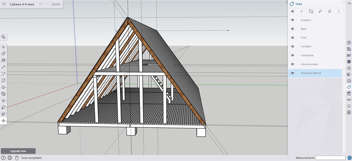 cabana A frame mare