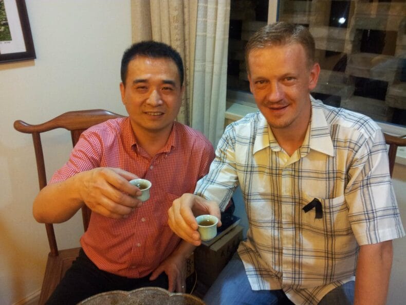 Smiling Buddha ... Amintiri din 2012 ... 2 Mr Lin si Calin - ceremonialul ceaiului