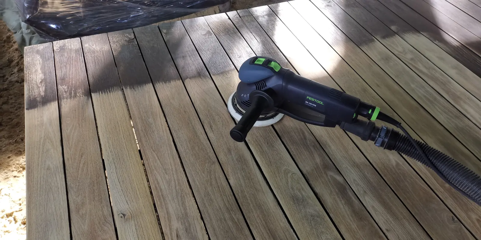 Rotex 150 - Festool - AI, profesorul Miclea și evaluarea mea dupa 30 de zile 3 ROTEX 150 și salcâm